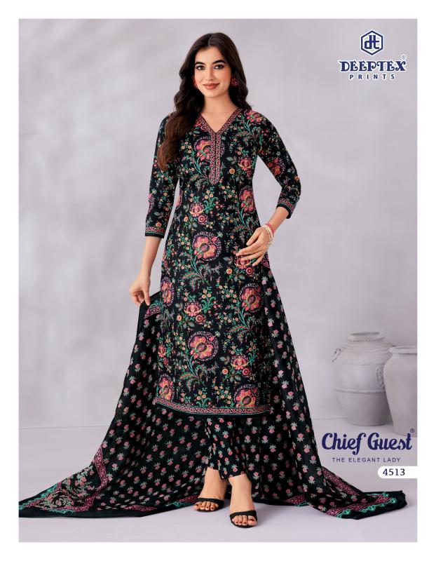 Deeptex chief guest vol 45 cotton dress material wholesale jetpur gujarat